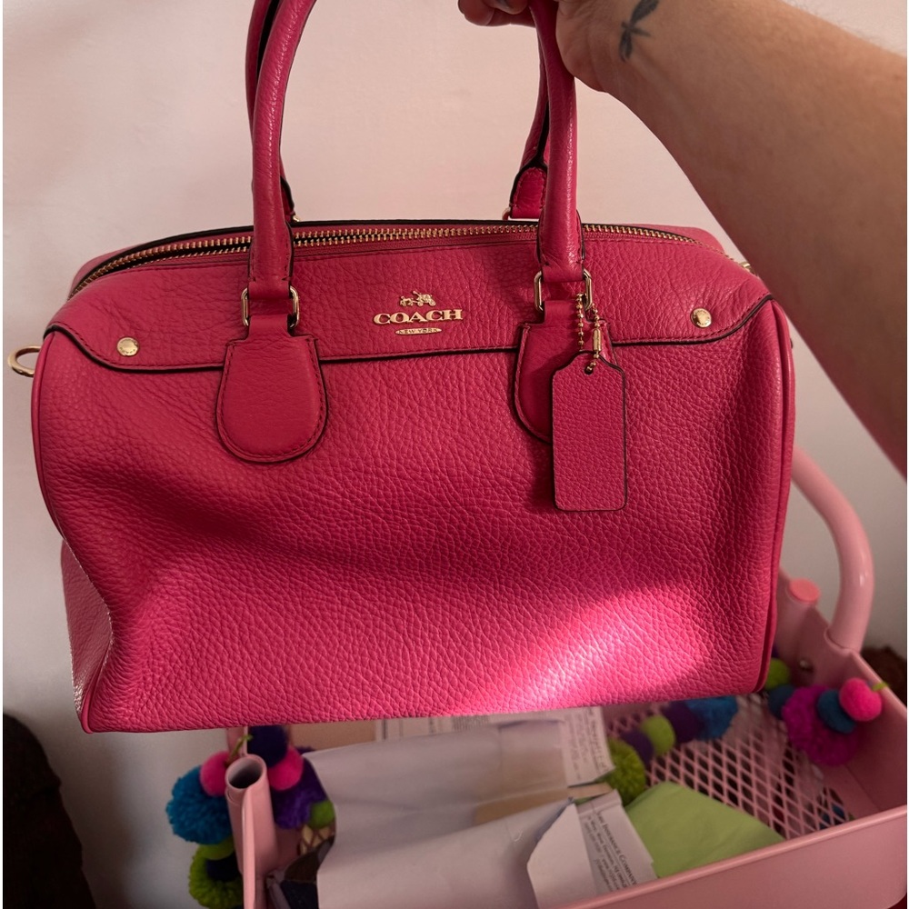 coach pink purse